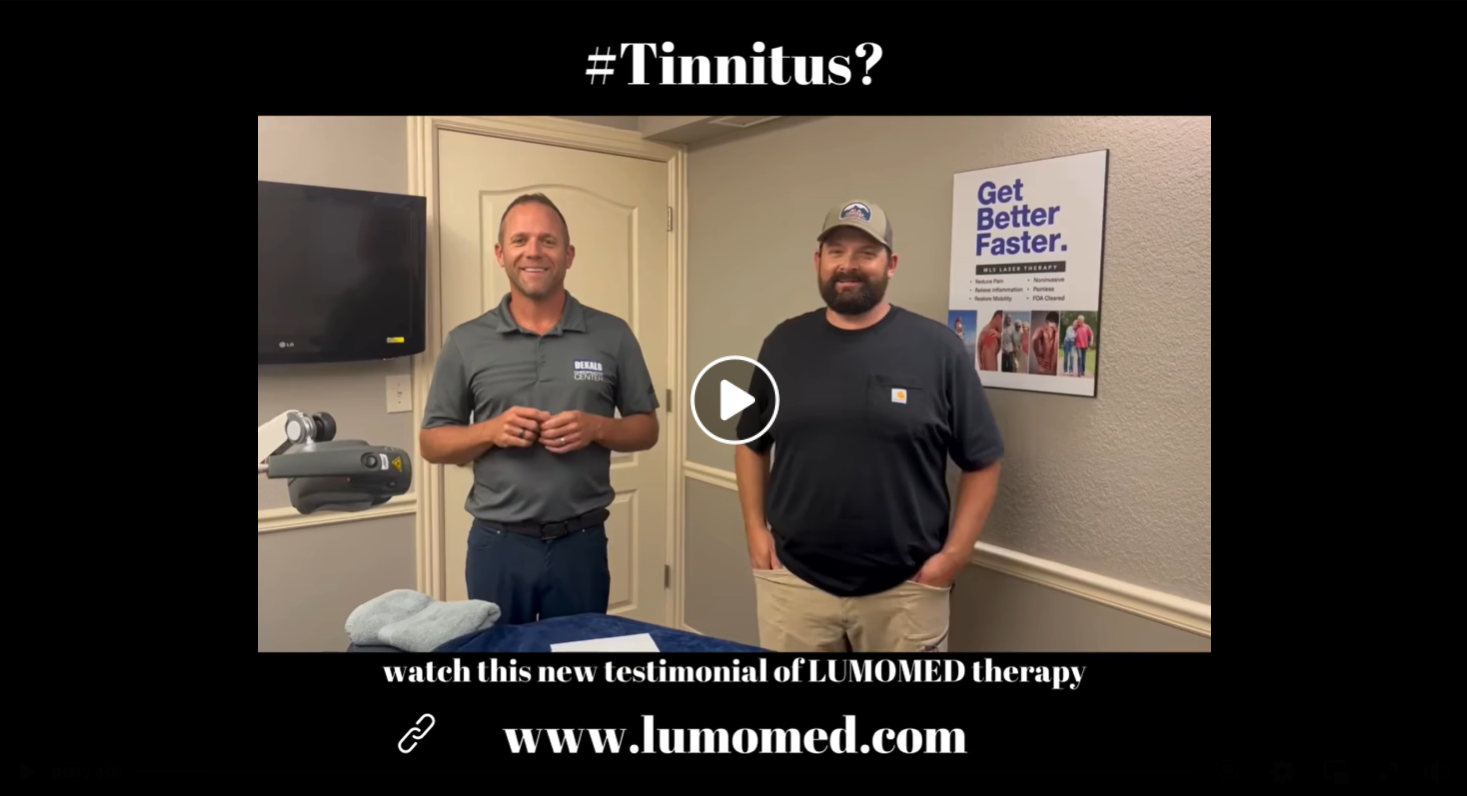 Dr Lee Nagel, Owner of Lumomed Indiana, and his patient testimonial about tinnitus relief.